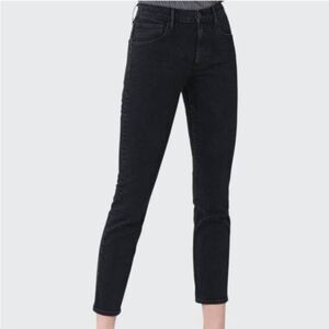 3x1 - High Rise Slim Crop Black Jeans - size 29 style # W2XRC0191